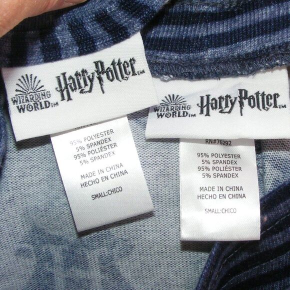 HARRY POTTER Pajama Set, S, 2pc, Eyeglasses & Crest Print, Long sleeves/Pants - Picture 13 of 14